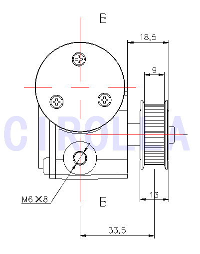 GV do CCC do CE do motor elétrico de vidro redondo da porta do deslizamento/do motor atuador da fechadura da porta