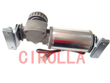 Escova elétrica redonda da luz branca do motor 24VDC da porta do vidro de deslizamento menos 75 W